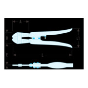 Facom Tronchese Mini 210 mm-3
