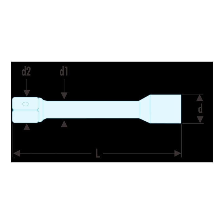 Facom Verlängerung 3/4" 200 mm