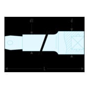 Facom Verlängerung 3/8" mit Winkel 75 mm-3