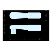 Facom Vierkant 3/4" nicht abnehmbar-3