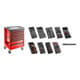 Facom Werkplaatswagen 8-S, 9 kunststofmodules, rood-1