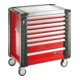 Facom Werkstattwagen JET+ 8 Schubfächer, 4 Module pro Schubfach rot (RAL 3020)-1