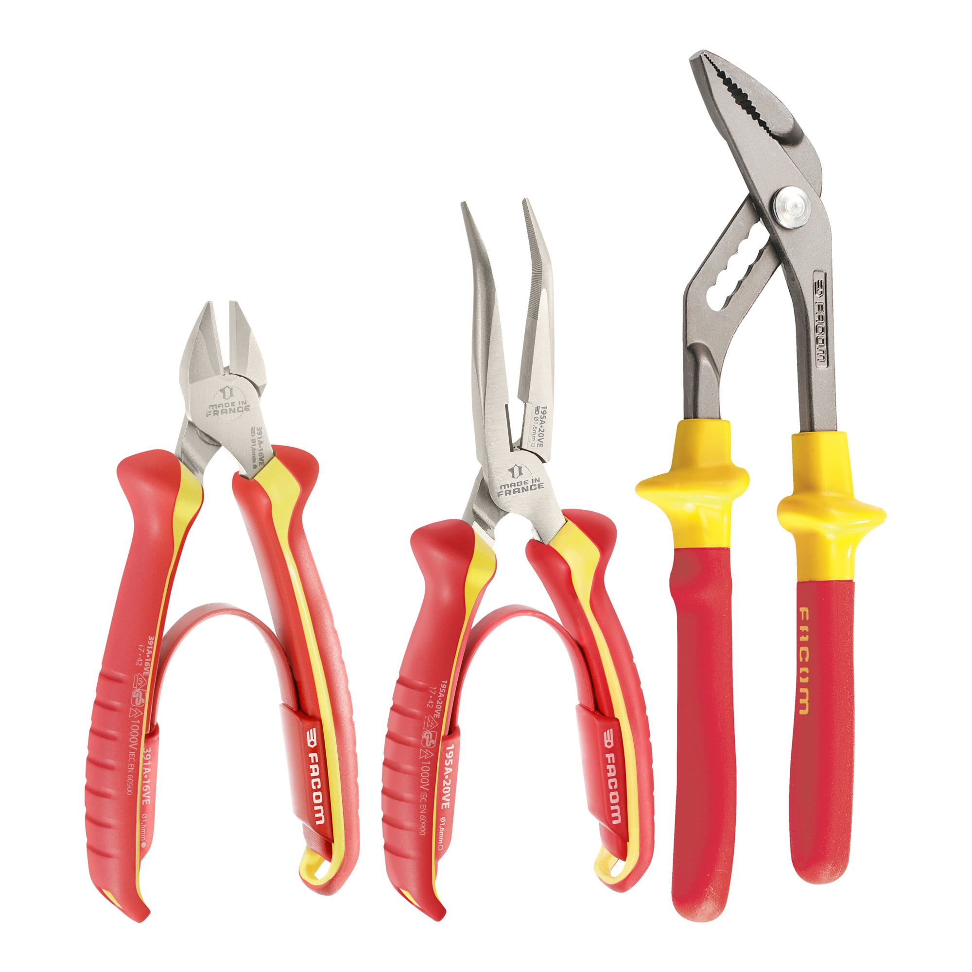 Facom Zangen Set 1000V 3-tlg