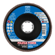 PFERD TOOLS POLIFAN-Fächerscheibe PFC 115 Z40 SG POWER STEELOX/X-LOCK-2