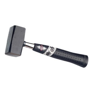 Fäustel DIN6475 1000g schwarz lack. schwarzer Spezialgriff PICARD