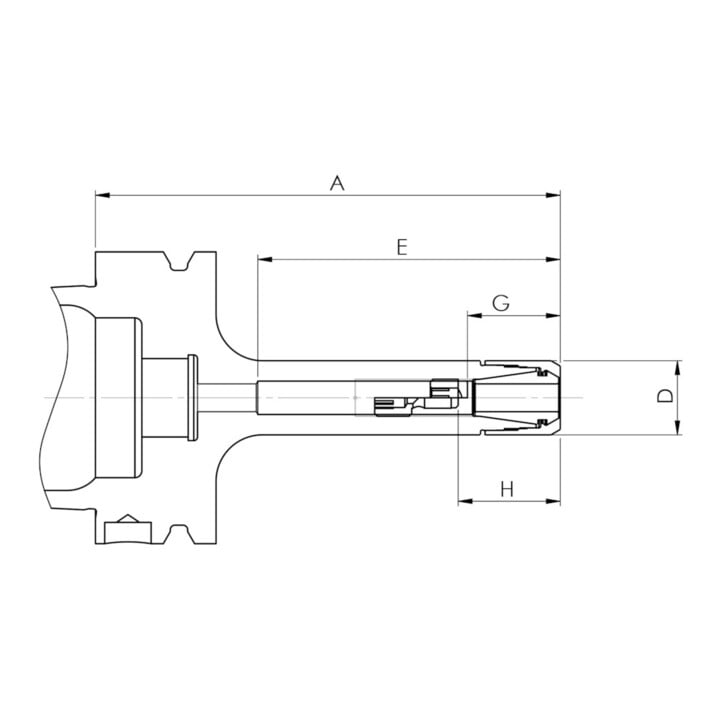 FAHRION Spannzangenfutter DIN69893A CP11M HSK-A 63-70