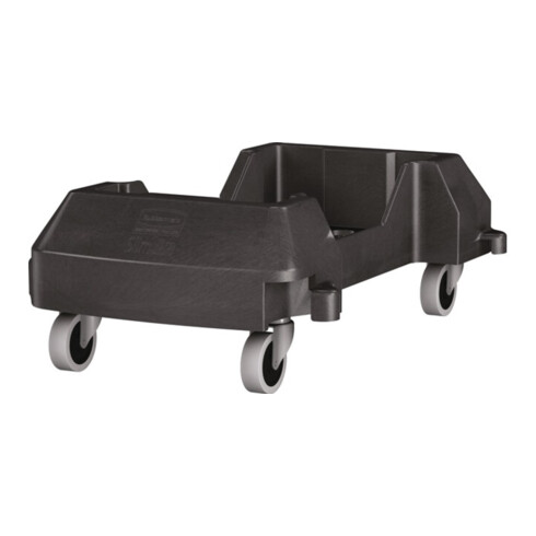 Fahrwagen m.4 Lenkrollen Wertstoffsammler 60l schwarz RUBBERMAID