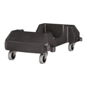 Fahrwagen m.4 Lenkrollen Wertstoffsammler 60l schwarz RUBBERMAID-5