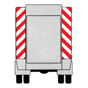 Fahrzeug-Warnmarkierung AW.1 141mm Pack d'application = 1 rouleau gauche-&