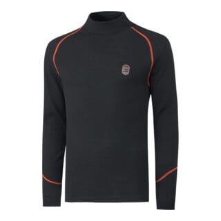 Fakse Rollkragen-shirt, noir, taille XL