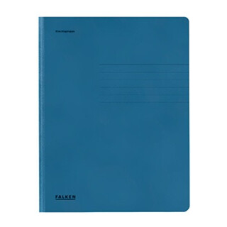 Falken Jurismappe 80001316 DIN A4 3 Klappen Karton blau