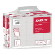 Falthandtuch Katrin Classic L 2 2-lagig weiß L240mm xB320ca.mm 3000 Tücher/KT