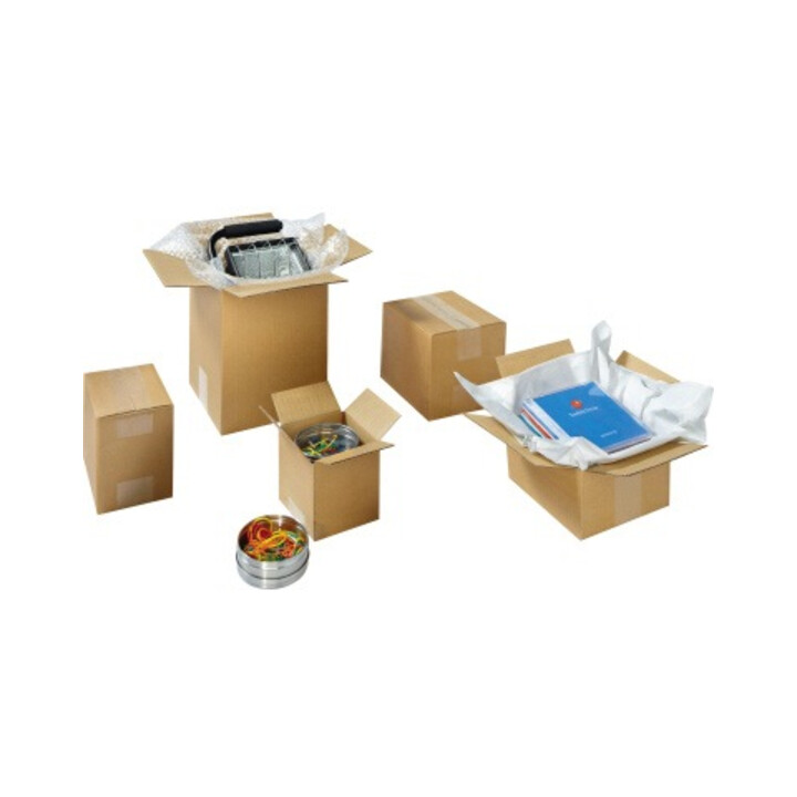 Faltkarton W14 280x170x140mm Wellpappe braun
