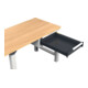 FAMI Établi avec plateau multiplex réglable en hauteur 1500 × 750 mm RAL7035+RAL7016