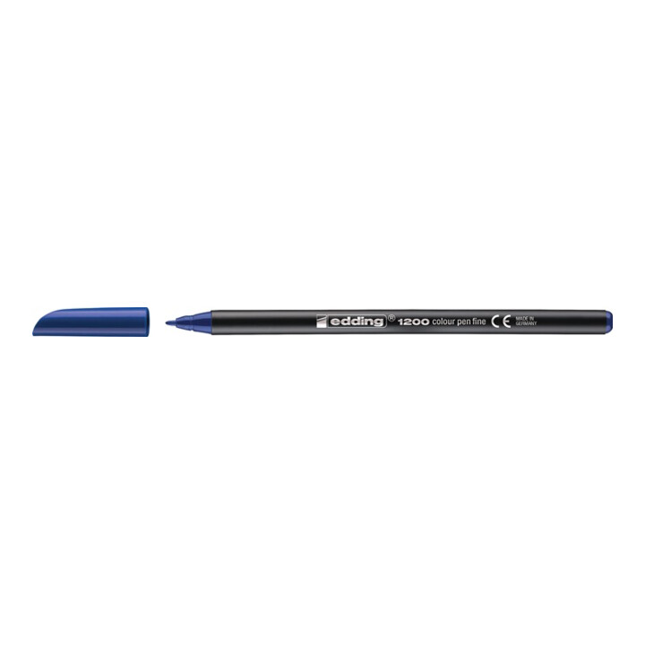Fasermaler 1200 blau Strich-B.1mm Rundspitze EDDING