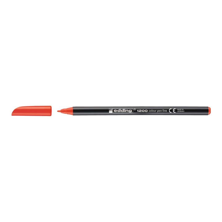 Fasermaler 1200 rot Strich-B.1mm Rundspitze EDDING
