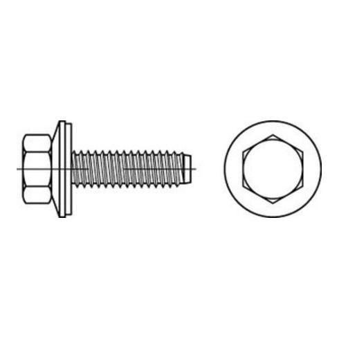 Fassadenschraube VG Durchmesser 6,3 Edelstahl A2, blank