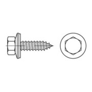 ART 88176 Sechskant-Fassadenschraube mit Dichtscheibe und Spitze, Edelstahl A2, blank