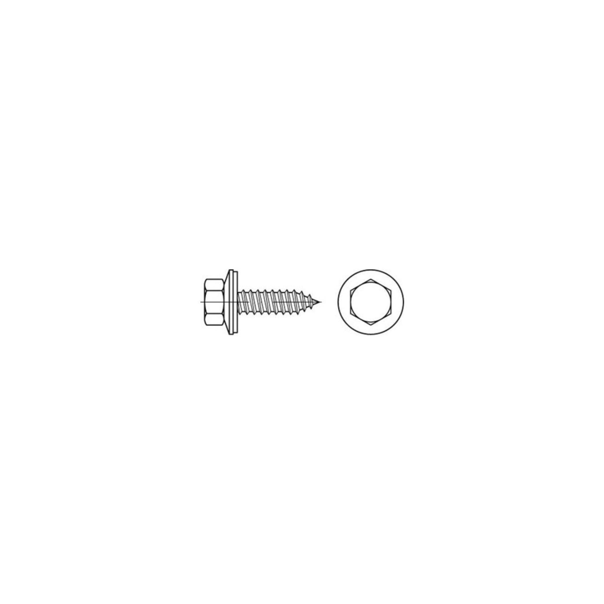 Fassadenschraube VG 6,5x90 Edelstahl A2 blank ASK ; Industrial Quality Supplies