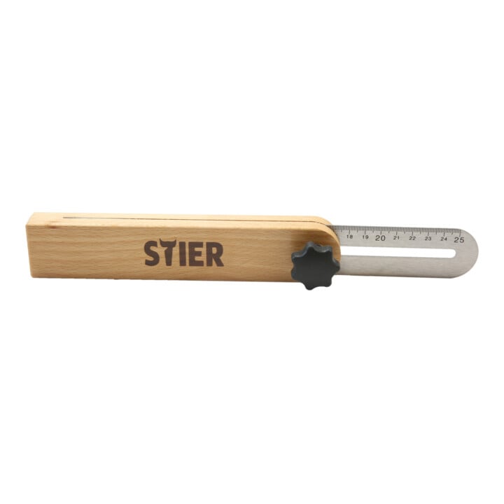 Fausse équerre de précision STIER, longueur 250 mm