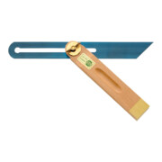 Fausse équerre L. rail 300 mm laiton bois de hêtre ECE