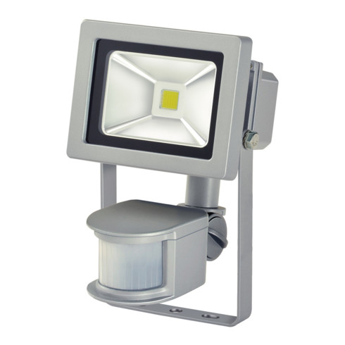 Fauteuil de brûleur Chip LED L CN 110 PIR V2 V2 IP44 avec détecteur de mouvement infrarouge 10W 750lm Classe d'efficacité énergétique A+ classe A