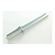 FBS, charnières de bord réglables 350 mm 5835 zinguées