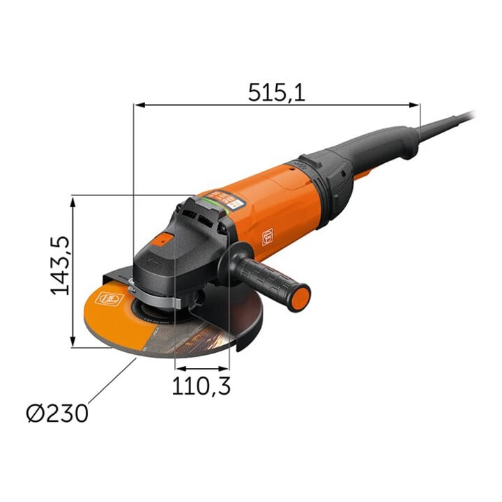 Fein Accu-haakse slijper AlphaGrind LG 24-230 D Pro
