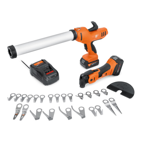 FEIN Accukitpistool en accu-MultiMaster AKP 18-600 AS Autoglasset TOP