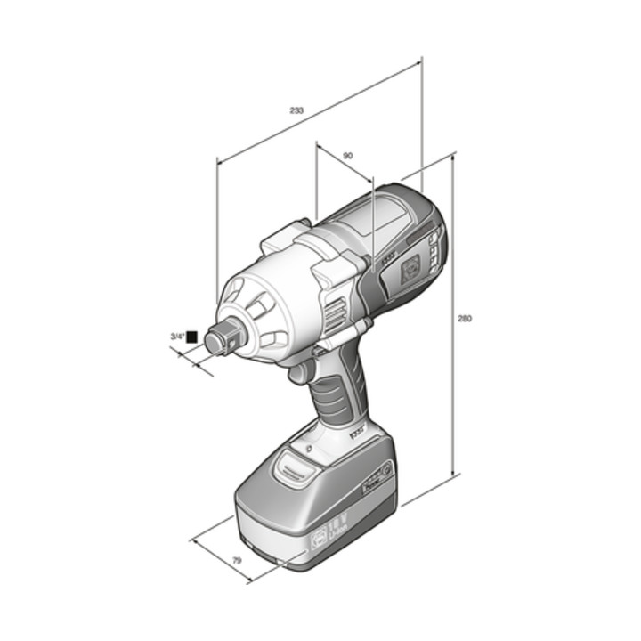Fein Akku-Schlagschrauber ASCD 18-1000 W34 SELECT