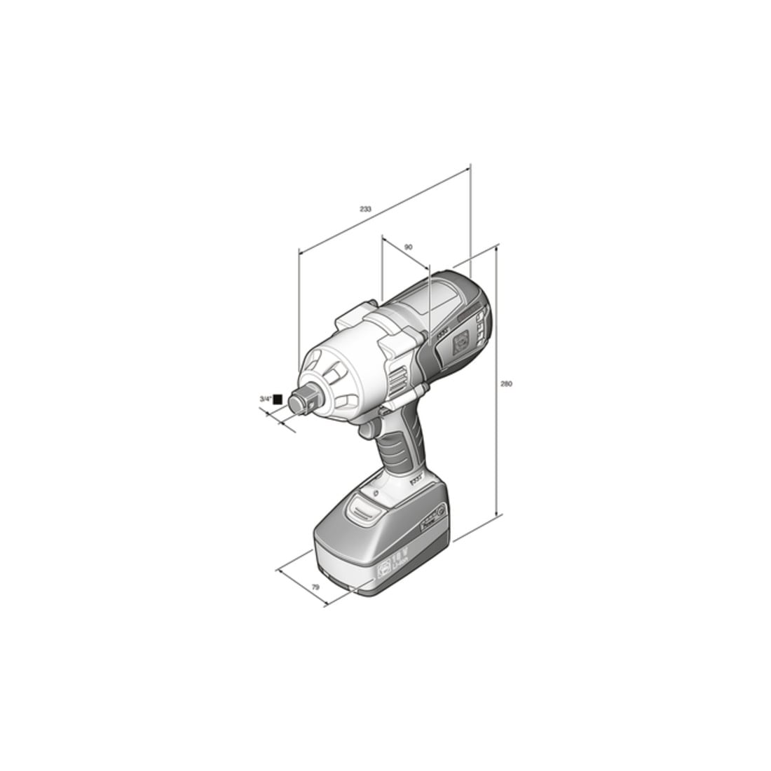 Fein Akku-Schlagschrauber ASCD 18-1000 W34 SELECT