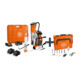 Fein Akku-Universal-Magnet-Kernbohrmaschine bis 35 mm mit Anwenderset, AKBU 35 PMQW 18 V AS Construction-Site 2x 8 Ah Set 3/4 in Weldon/HSS NOVA 50-4