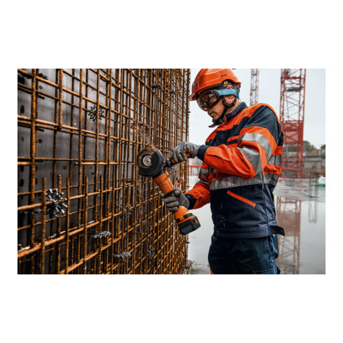 Fein Akku-Winkelschleifer PROTAGO Ø 125 mm CCG 18-125-12 PD-SEC Set 8Ah ProCORE