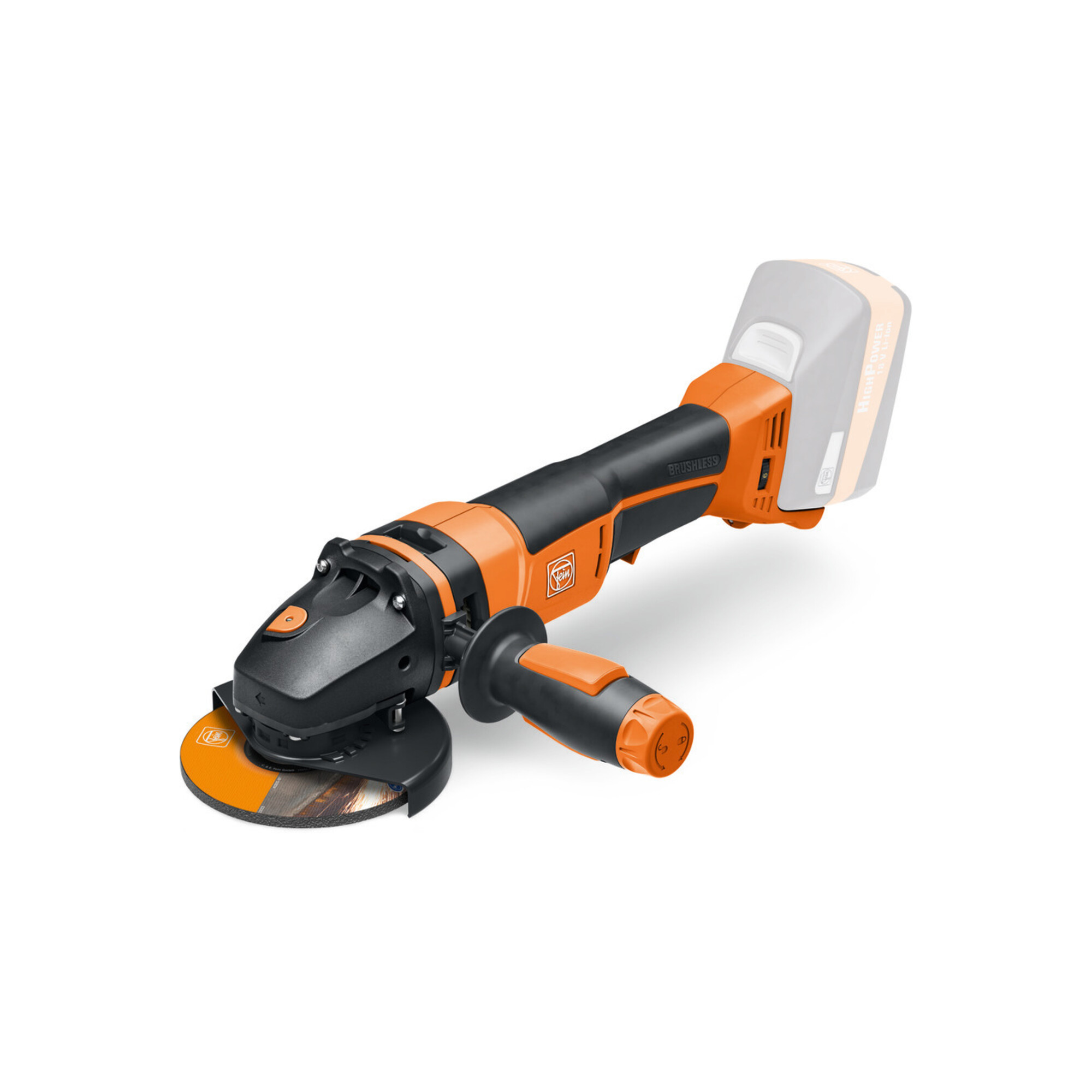 Fein Akku-Winkelschleifer PROTAGO Ø 125 mm CCG 18-125 BLPD-SEC
