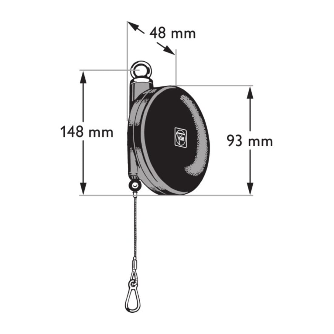 Fein Balancer bis 2,5 kg Traglast (Zugfestes Nylonseil)