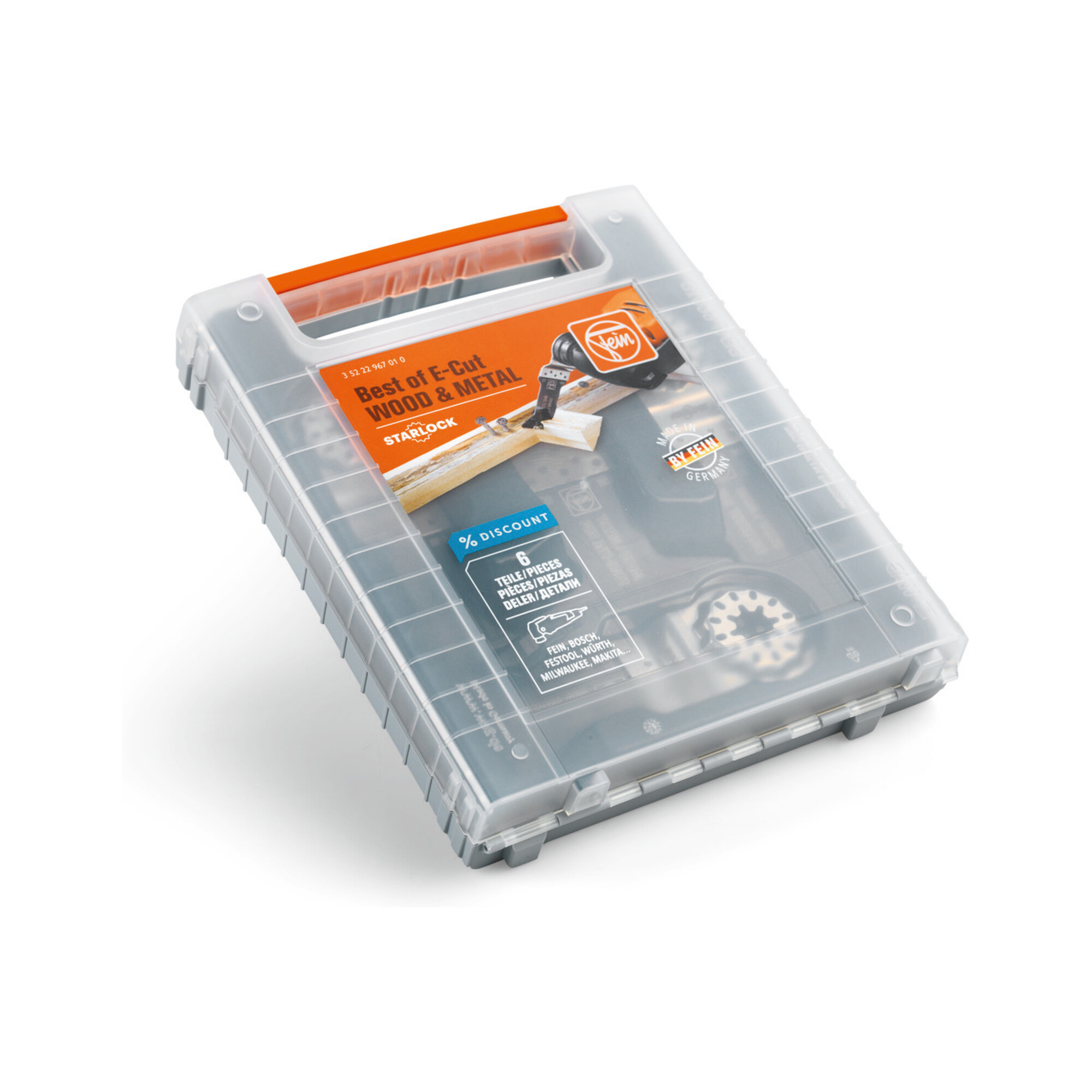 Fein Best of E-Cut Starlock WOOD & METAL 6-teilig