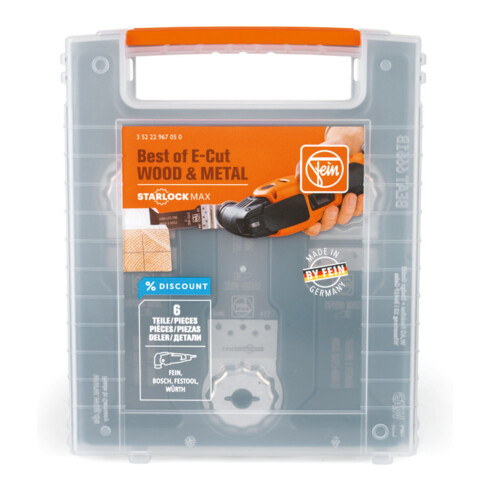 Fein Best of E-Cut StarlockMax BOIS& METAL, Porte-outil StarlockMax