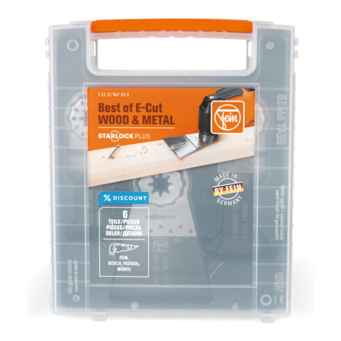 Fein Best of E-Cut StarlockPlus BOIS& METAL, Porte-outil StarlockPlus