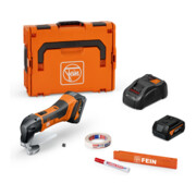 FEIN Cisaille à tôle sans fil jusqu’à 1,6 mm ABLS 18 1.6 E AS Set 2x 5 Ah