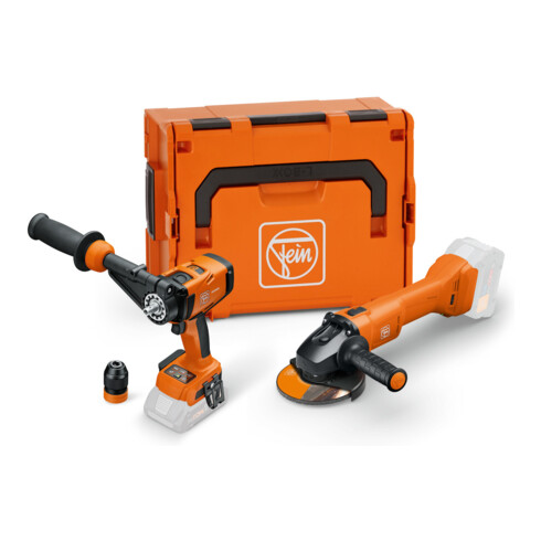 FEIN Combo Avantage Perceuse-visseuse sans fil ASCM 18-4 QM AS & Meuleuse d'angle sans fil