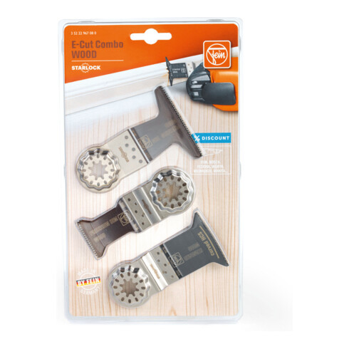 Fein Combo E-Cut Starlock BOIS, Porte-outil Starlock