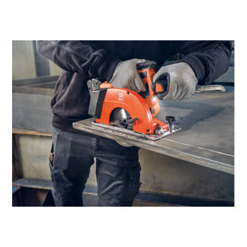 FEIN Compacte accu-handcirkelzaag voor metaal F-IRON Cut 57 AS Set 2 x 8 Ah