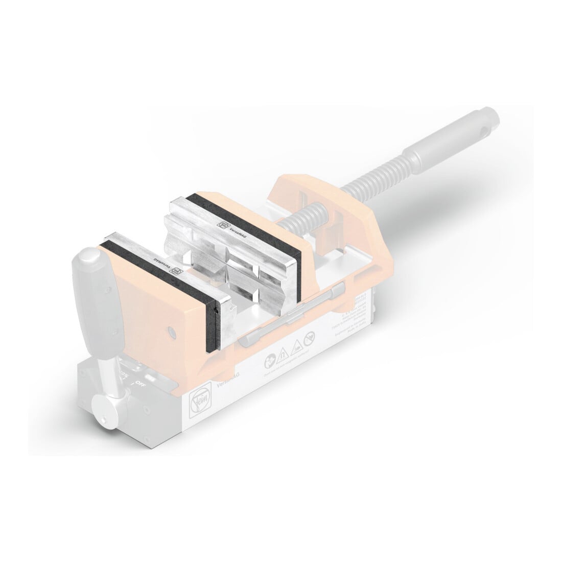 Fein Coppia di ganasce di protezione (P) prismatiche 110mm in alluminio (Fein VersaMAG)