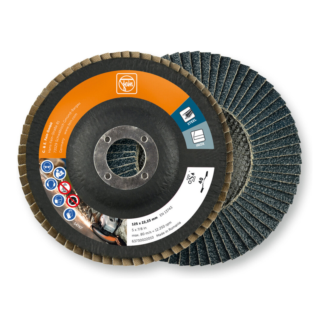 Disque à lamelles Fein, Ø 125 mm