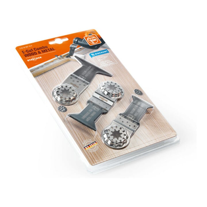 Fein E-Cut Combo Starlock WOOD & METAL 3-teilig