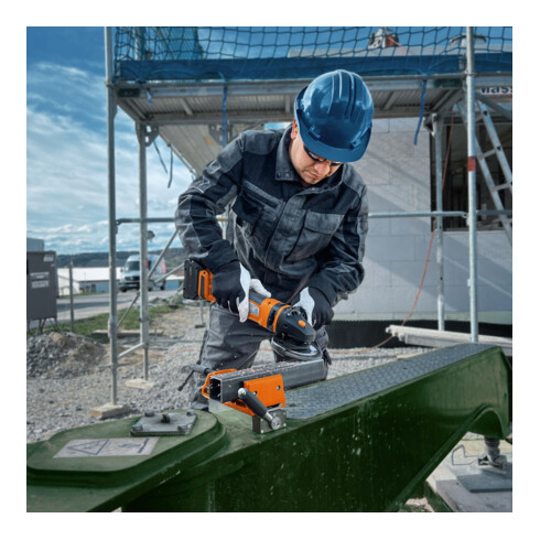 FEIN Étau magnétique avec une largeur de mors de 100 mm. Set d'étau FEIN VersaMA