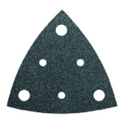 Fein Feuille abrasif triangulaire perforée, 80 mm K100, lot de 5