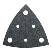 Fein Feuille abrasif triangulaire perforée, 80 mm K40, lot de 5-3
