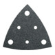 Fein Feuille abrasive triangulaire perforée, 80 mm K120, lot de 5-3