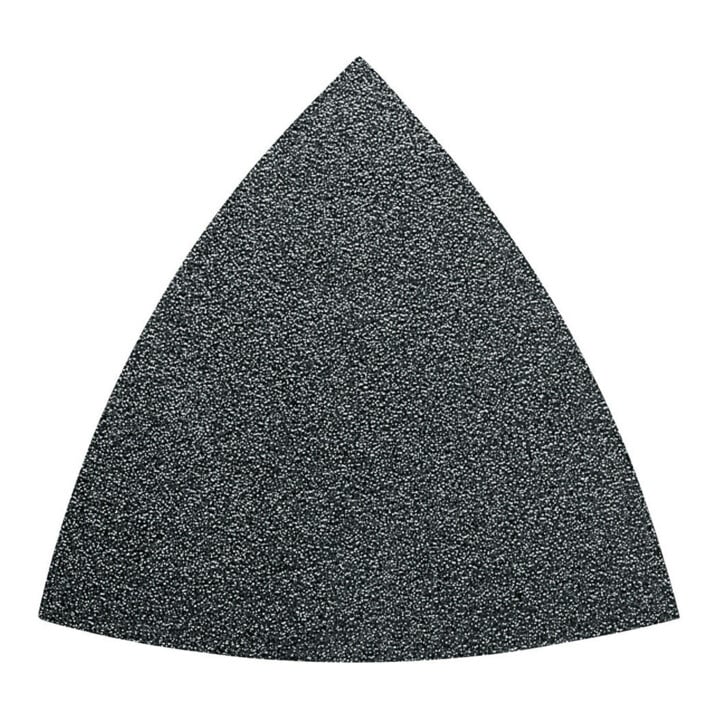 Fein Feuille de ponçage triangulaire non perforée, 80 mm K120, lot de 50